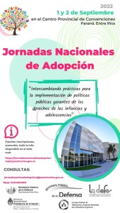 Flyer Jornadas Nacionales de Adopción